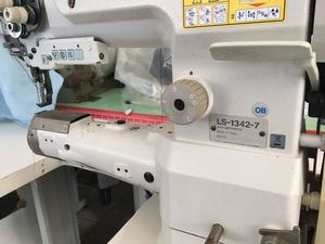 Jukis LS 1342-7 xi lanh-giường đơn kim <span class=keywords><strong>unison</strong></span>-thức ăn lockstitch Máy may với chủ đề tự động tông đơ - Product Image 5