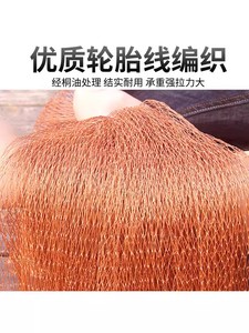 Filet de pêche en fonte fait à la main Type PP à double nœud et matériau en nylon pour l'agriculture - Product Image 5