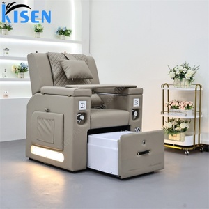 KISEN Luxury Pedicure Chair with Massage Chair Foot Spa Pedicure Chair Reclining Durable Pipeless for Beauty Salon Nail Salon - Product Image 1