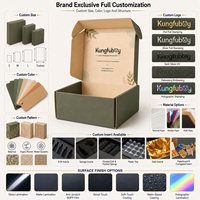 Boîte d'expédition en carton ondulé vert olive personnalisée pour les coffrets de thé bien-être et les marques de savons artisanaux