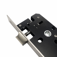 Corps de serrure à mortaise en acier inoxydable 8540 de haute qualité avec plaque frontale en alliage de zinc et loquet en fer pour porte en bois - Vente en gros