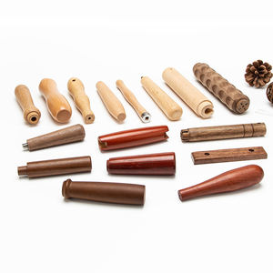 Mango de madera maciza natural, armarios de cocina personalizados y productos de madera, mango de madera, maquinilla de afeitar hecha <span class=keywords><strong>a</strong></span> mano - Product Image 5