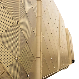 Paneles de Techo Decorativos de Aluminio Perforado Personalizados para Fachadas - Product Image 1