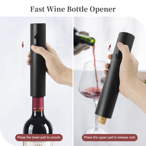 High Quality Cordless Red Wine Accessories <b>Battery</b> Operated Automatic Electric Wine Bottle Opener - Product Image 4