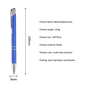 Khuyến Mãi Tùy Chỉnh Laser Khắc In Mang Nhãn Hiệu Logo Bóng Điểm Kim Loại Bút 1.0Mm Cá Nhân Giá Rẻ Bi Nhà Sản Xuất Quà Tặng - Product Image 3