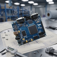 Placa Base para Panel de Control HMI Industrial |   Servicio de Montaje de Componentes Superficiales (SMT) para Interruptores de Membrana de Precisión |   HRPCBA OEM/ODM Electrónica Empresarial