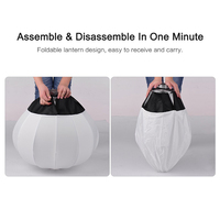 Diffuseur de flash portable YUYUE DIGIT 65 cm, construction en nylon et métal, pliable, installation rapide, équipement photographique compatible