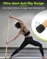 Wellshow Sport Yoga Stick Bâton d'exercice pour l'équilibre de la mobilité et barre d'étirement pour l'équipement d'étirement