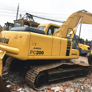 รถขุดโคมัตสุ PC200 มือสองคุณภาพสูง สภาพดี ชั่วโมงการทำงานต่ำ ผลิตในญี่ปุ่น - Product Image 1