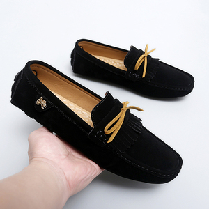 Nouvelle Arrivée 0020 2026 – Chaussures Décontractées <span class=keywords><strong>Homme</strong></span> Grande Taille, Mocassins à Nœud Papillon, Chaussures <span class=keywords><strong>Bateau</strong></span> Ouvertes - Product Image 5