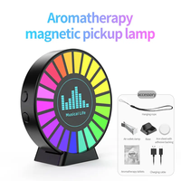 Rafraîchisseur d'air à LED pour voiture Clip d'ambiance Rhythm Light avec contrôle automatique du son Taille 58*22mm pour pare-brise