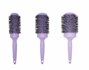 Brosse à cheveux en céramique de qualité salon avec poignée en G, poignée en caoutchouc antidérapante pour démêler les cheveux bouclés et lisses - Product Image 6