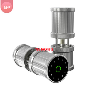 Top-76YX Home Điện Tử Tuya Keyless Vân Tay Vòng Chất Lượng Cao Wifi Thông Minh Khóa Cho Cửa Kính - Product Image 3