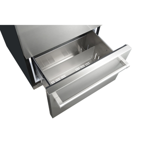 Cajón congelador de acero inoxidable para debajo del mostrador de 145L para instalación eléctrica integrada de nevera doméstica para hoteles - Product Image 1