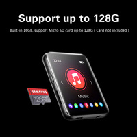 Nuevo Reproductor MP4 con Pantalla Táctil para Lectura de Libros, Grabadora de Voz, Radio FM, Pantalla TFT de 1.8 Pulgadas, Memoria de hasta 128 GB