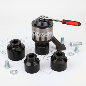 Max. Clé dynamométrique manuelle à double embout 3500 Nm, métrique, pour bricolage, avec douilles, directement de l'usine OEM - Product Image 1