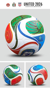Ballon <span class=keywords><strong>de</strong></span> football d'entraînement personnalisé avec logo, tailles 3, 4, 5, intérieur/extérieur, résistant aux chocs, <span class=keywords><strong>cadeau</strong></span> promotionnel sportif - Product Image 4
