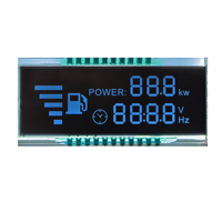 Module d'affichage LCD monochrome VA/BTN à réponse rapide avec faible consommation d'énergie, résolution 800x480, écran 55x17mm, rétroéclairage LED