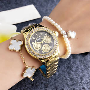 <span class=keywords><strong>Reloj</strong></span> de Cuarzo Silver Guesses con Diamantes, Esfera Negra, Cronógrafo de Triple Subesfera - Product Image 5