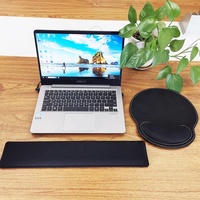 Gel rafraîchissant en mousse à mémoire de forme, caoutchouc antidérapant, accessoire de clavier ergonomique, cadeau, sensation cool, coussin de poignet en spandex pour ordinateur portable