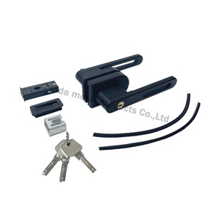 Poignée de porte principale minimaliste moderne Ensemble de serrures de poignée de porte de luxe moderne de haut luxe - Product Image 2