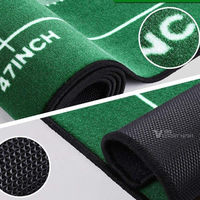 Tapis d'entraînement de golf rembourré, imperméable, en nylon TPR antidérapant pour entraînement en intérieur et en extérieur