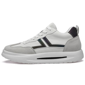 Nouvelles chaussures rehaussantes pour hommes, baskets de sport décontractées blanches respirantes, chaussures de mode pour hommes avec augmentation invisible de la taille - Product Image 4