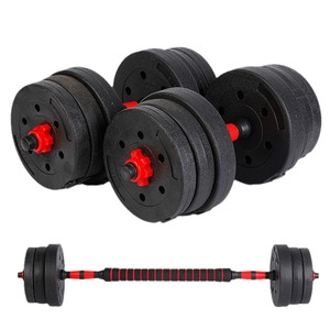 Adjustable <b>Dumbbell</b> Barbell Set 30kg Solid Iron Core Home Fitness Men's Workout Equipment - Product Image 5