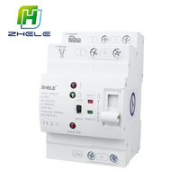 Interruptor de Transferencia Automática (ATS) Dual de 2 Polos, Tipo Riel DIN, para Generador, 63A 80A, 230V CA