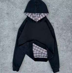 Sudaderas con Capucha Reversibles de Alta Calidad para Hombre, Estilo Urbano, Bordadas, de Algodón Liso, Talla Grande, Ecológicas, Compra al por Mayor de Fabricantes - Product Image 6