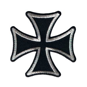 Personalizado Patch Cruz Criativo Band-aid Padrão Preto Bordado Feltro Pano Cruz Patch - Product Image 5