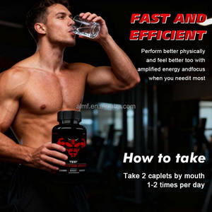 淫羊藿、トンカットアリ、ノコギリヤシエキス配合のテストステロンブースターカプセル（成人男性用）-栄養補助食品、エネルギー、筋肉増強 - Product Image 5