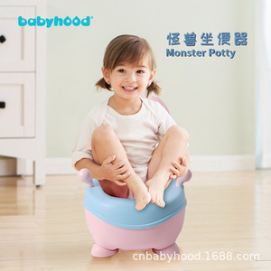 Siège de toilette pour enfants Babyhood, design cartoon, matériau PP épaissi, style tiroir, pour l'apprentissage de la propreté des tout-petits - Product Image 4
