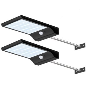 Offre Spéciale 36 led Lumières De Gouttière Solaire Appliques Murales <span class=keywords><strong>Avec</strong></span> le <span class=keywords><strong>Poteau</strong></span> de montage Extérieur De Détecteur De Mouvement - Product Image 4