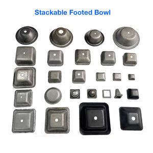 רגלי מדפים לערום משטחי אחסון ממתכת מגולוונת כבדה - Product Image 6