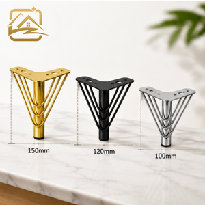 Metal <b>Sofa</b> <b>Legs</b> Furniture Accessories Bed <b>Leg</b> High Quality Black <b>Replacement</b> Chrome Iron Gold Modern Finish Metal <b>Sofa</b> <b>Legs</b> - Product Image 1