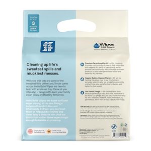 Lingettes pour bébé douces non tissées sans alcool 100% eau pure 80 pièces 15x20cm Nettoyage doux pour les peaux sensibles - Product Image 3