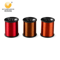 Fil d'aluminium émaillé de 0,14 mm à 0,9 mm, conducteur rond solide isolé, câble de bobinage pour moteurs et transformateurs