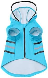 Spring Reflective <b>Waterproof</b> Eco-Friendly <b>Dog</b> Raincoat-Hooded S-XL PU Pet <b>Jacket</b> for Outdoor <b>Dog</b> Accessories - Product Image 3