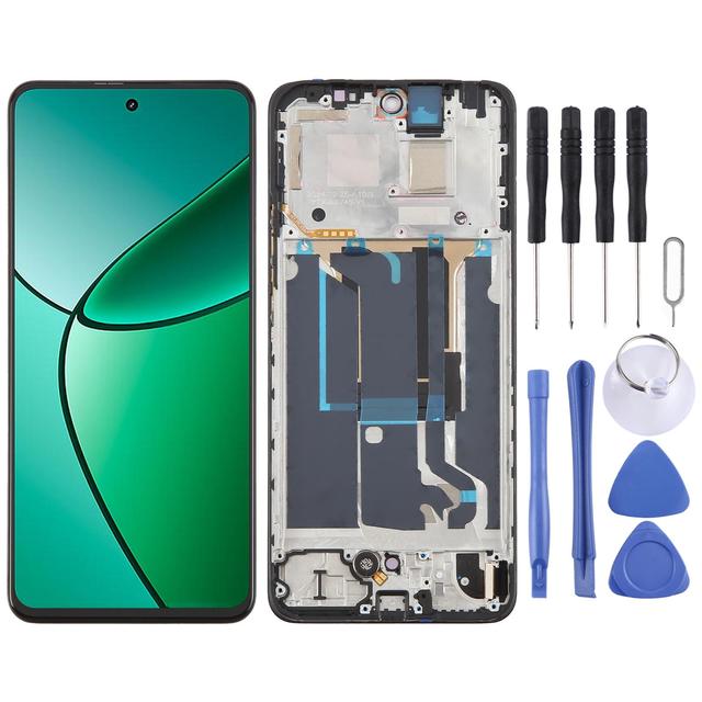 For Realme 12 Plus 5G RMX3867 OLED LCD Screen Digitizer Full Assembly with Frame  OLED LCD Screen
