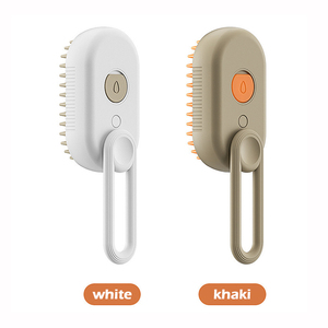 Toptan yeni katlanabilir kendini temizleme <span class=keywords><strong>Pet</strong></span> köpek kedi bakım buharlı saç fırçası su spreyi ile - Product Image 5