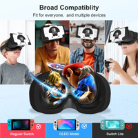 2024 noël vente chaude 3D VR Machine de jeu VR lunettes boîte 3D bandeau Compatible Nintendo Switch OLED contrôleur jeu