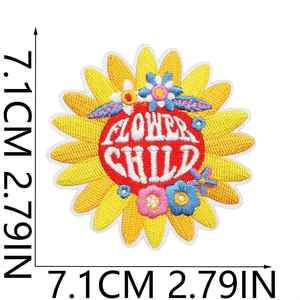 Parches Termoadhesivos de Girasol con Frases Inspiradoras y Bordado de Girasol - Product Image 5