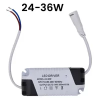 Conducteur LED 240-260mA, transformateur de lumière AC85-265V, adaptateur d'alimentation à courant constant pour bande lumineuse, projecteurs, lampadaires