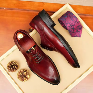 Zapatos Oxford de Vestir Formales de Estilo Italiano de Calidad Lujosa para Hombre, de Cuero Genuino, Sin Cordones, Hechos a Mano, con Punta en Pico, para Boda - Product Image 2