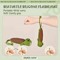 USB Rechargeable Enfants Veilleuse Animal Cadeau Mini Portable Silicone Drôle Lampe de Poche Tortue de Mer LED Éclairage Bébé Lumière Chaude