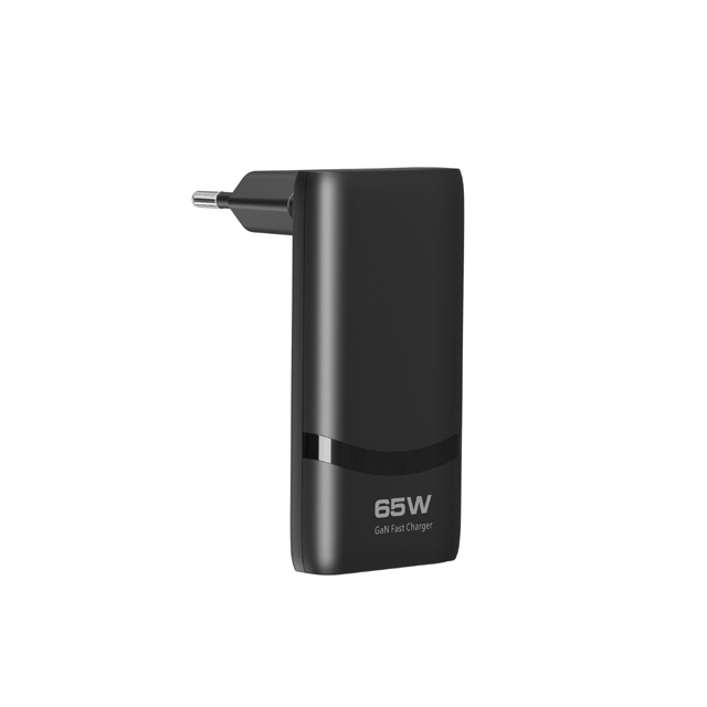 Kabbol 65W GaN USB C Charger, 2 Port Flat USB Wall Charger, EU Plug for Travel, with PD3.0&PPS for Laptops,Tablets, Cellphones