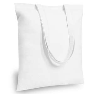 Batch printing tote <b>bags</b>, custom printing <b>rope</b> handles, organic cotton canvas, large custom logo <b>bags</b>, shopping <b>bags</b> - Product Image 4