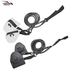 KEEP DIVING Équipement d'entraînement de natation en fibre de verre, palmes à doigts pour la natation, corde de traction élastique pour la force des bras, freestyle - Product Image 2