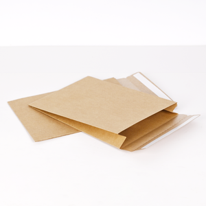 Bolsas de Papel Kraft Autoadhesivas Reutilizables con Logotipo Personalizado en Existencia - Ecológicas y Reciclables para Ropa, Entrega Exprés - Product Image 3